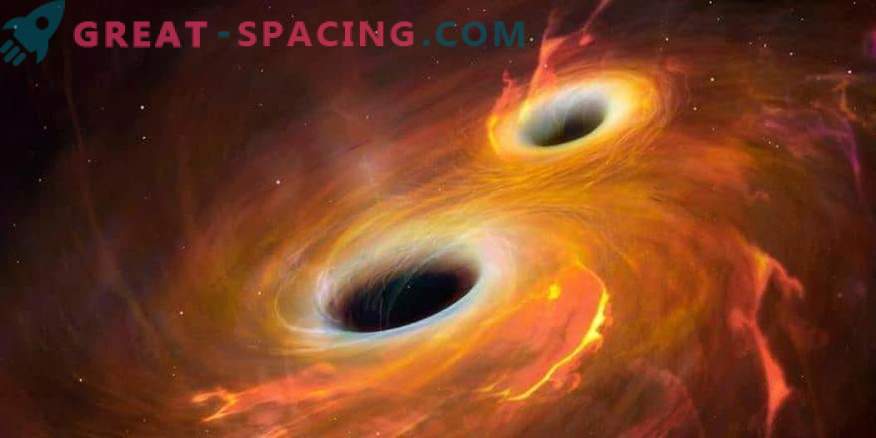 ¿Qué sucede si dos agujeros negros chocan