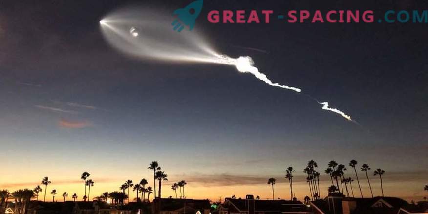 D'étranges lumières et sons en Californie suggèrent un retour de fusée