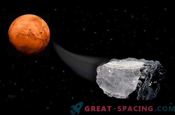Pourrait-il y avoir du méthane dans la météorite martienne un indice de la présence de la vie?