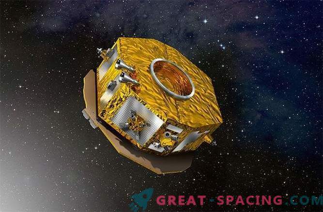 vaisseau spatial LISA à la recherche d'ondes gravitationnelles