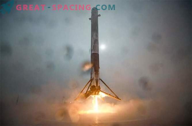SpaceX a effectué un atterrissage brutal