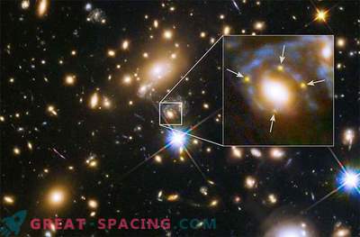 Hubble a montré quatre reflets d'une ancienne supernova