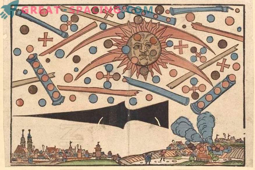 Quelles lumières vives ont été vues à Nuremberg en 1561. Histoires de témoins et de versions d'ufologues