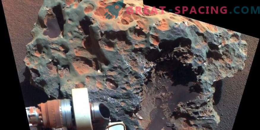 La méga-sécheresse martienne a révélé la rouille dans le météorite