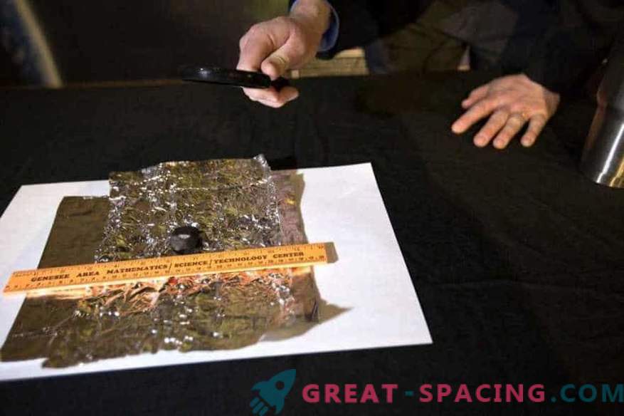 Trouvé les premiers fragments d'une météorite du Michigan