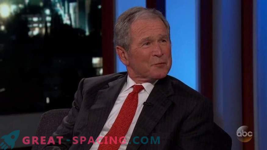 George W. Bush n’a pas divulgué d’informations sur des objets non identifiés. Entretien avec Jimmy Kimmel