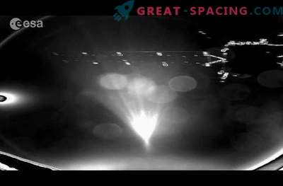 Obtention des premières photographies de la comète Churyumov-Gerasimenko à partir du module d'atterrissage de Phil