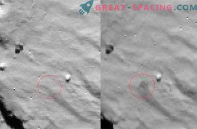 Rosetta a vu le site d’atterrissage original de Phil