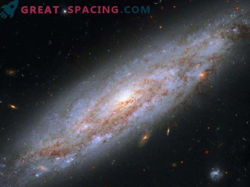 La galaxie scintille de balises spatiales