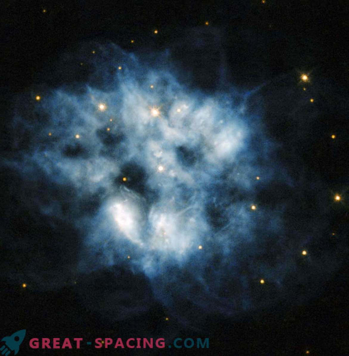 Reste de la supernova avec un puissant rayonnement thermique