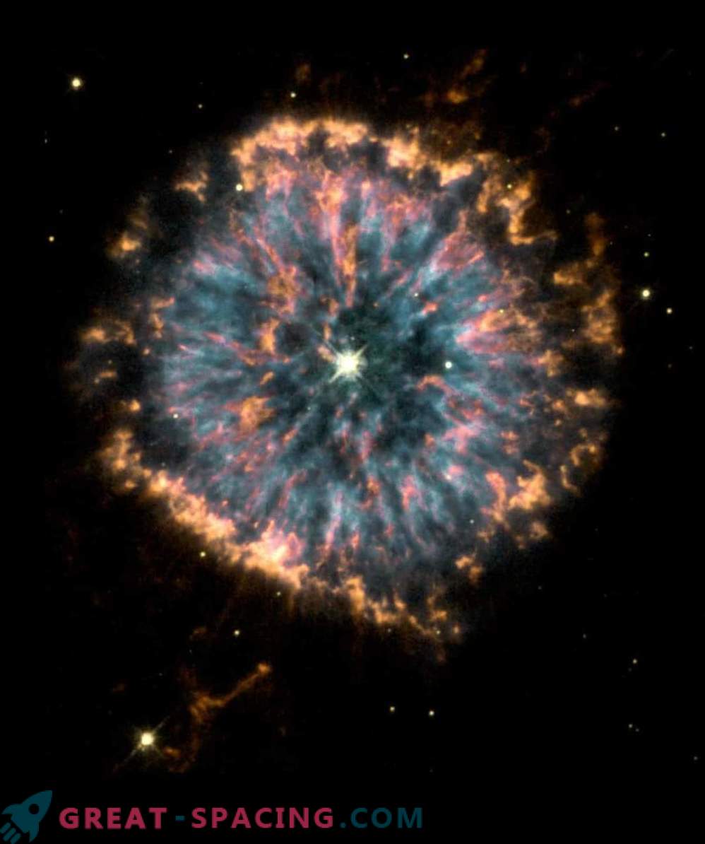 Reste de la supernova avec un puissant rayonnement thermique