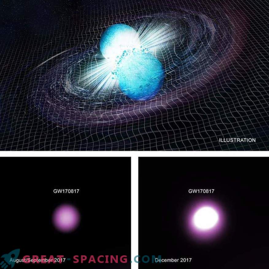 Une onde gravitationnelle peut laisser penser à la formation d’un trou noir