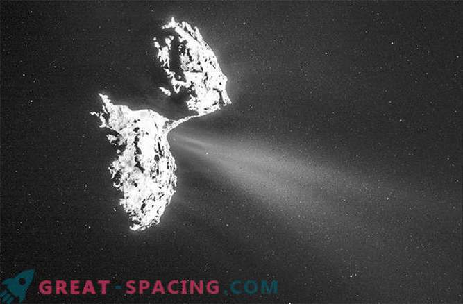 Rosetta capture les flux de gaz s'échappant d'une comète