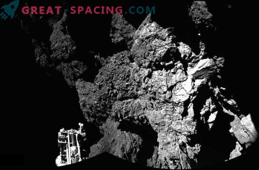 El módulo Phil explora el cometa después de un aterrizaje brusco