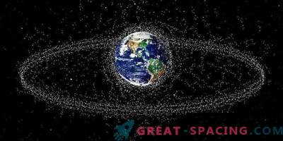 Les débris spatiaux arrivent! Nouvelle carte des objets en orbite proche de la Terre