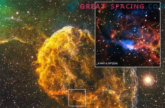 Un mystérieux pulsar et une nébuleuse sont nés d'une supernova