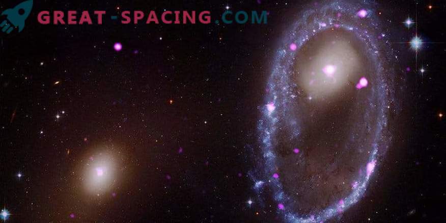 La galaxie présente un anneau inhabituel en rayons x