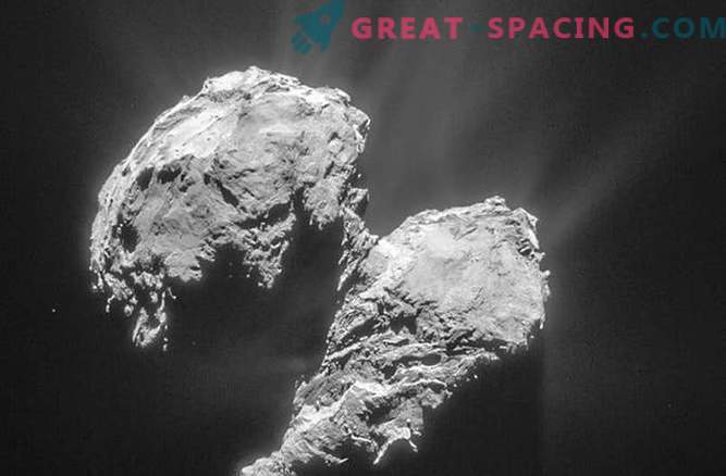Rosetta doświadcza trudności z powodu ostrej „pogody” komety.