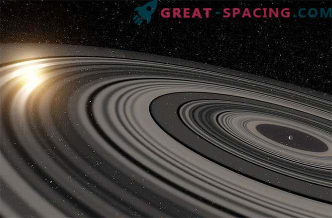 Système d'anneau géant autour des exoplanètes