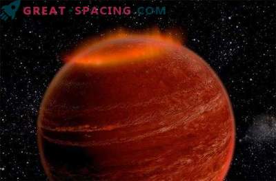 Outside our solar system, a huge aurora was discovered