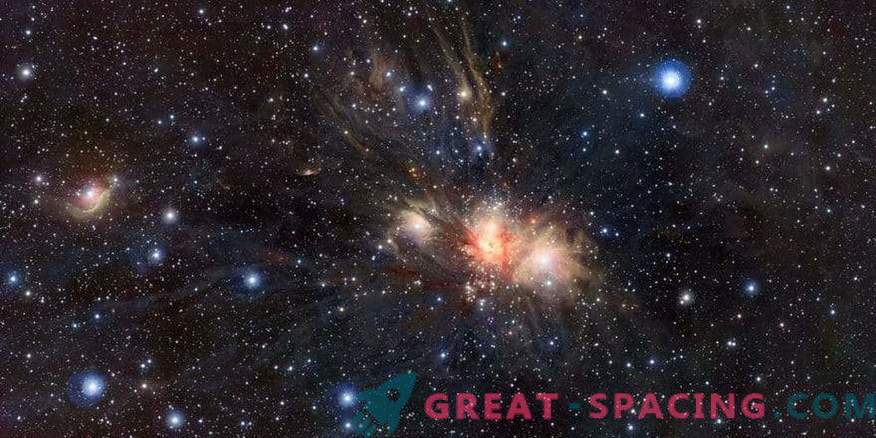 La poussière magnétique explique le secret des étoiles infrarouges