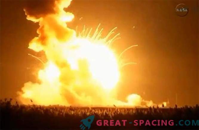 La fusée Antares a explosé immédiatement après son lancement