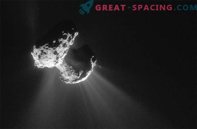 Des scientifiques ont découvert des entonnoirs géants sur la comète Churyumov / Gerasimenko
