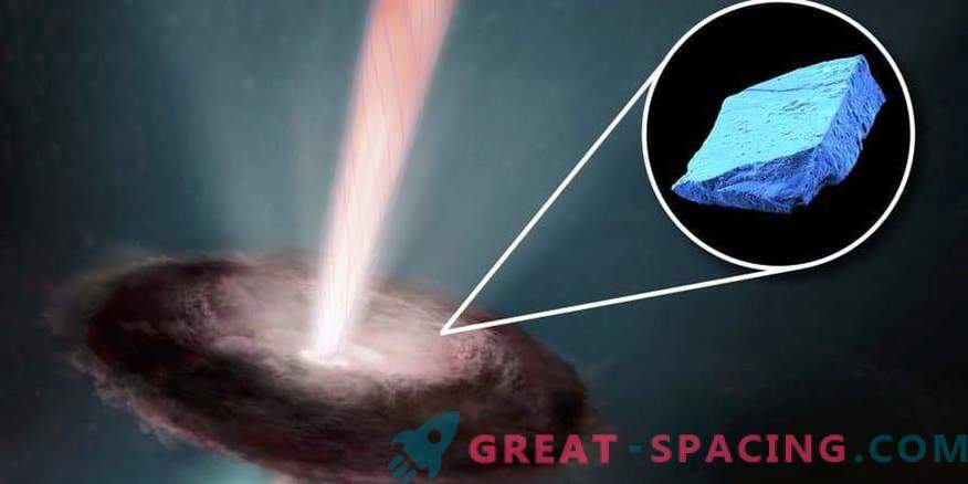 Les cristaux bleus dans les météorites révèlent le passé solaire