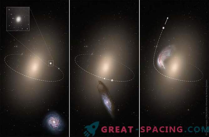 Petit et solitaire: galaxies naines jetées dans l'espace