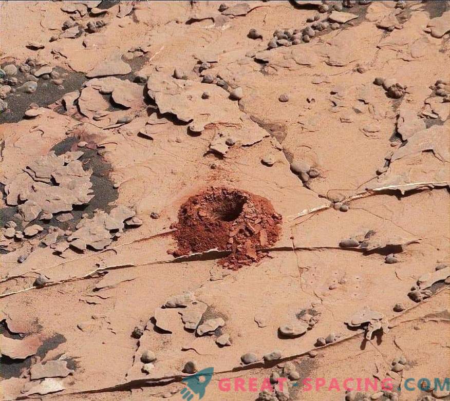 Curiosity produit des échantillons martiens.