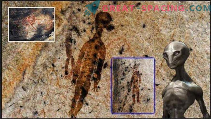 Quel genre de créatures sont représentées sur une figure de caverne vieille de 10 000 ans