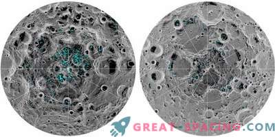 Glace confirmée aux pôles de la lune