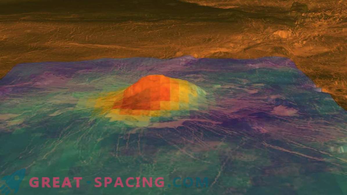 Un volcan actif a été trouvé sur Vénus