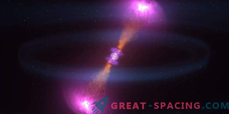 Signaux d'une magnifique fusion d'étoiles à neutrons