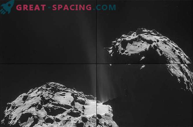 Rosetta a vu des courants de vapeur s'échapper de la surface de la comète Churyumov-Gerasimenko