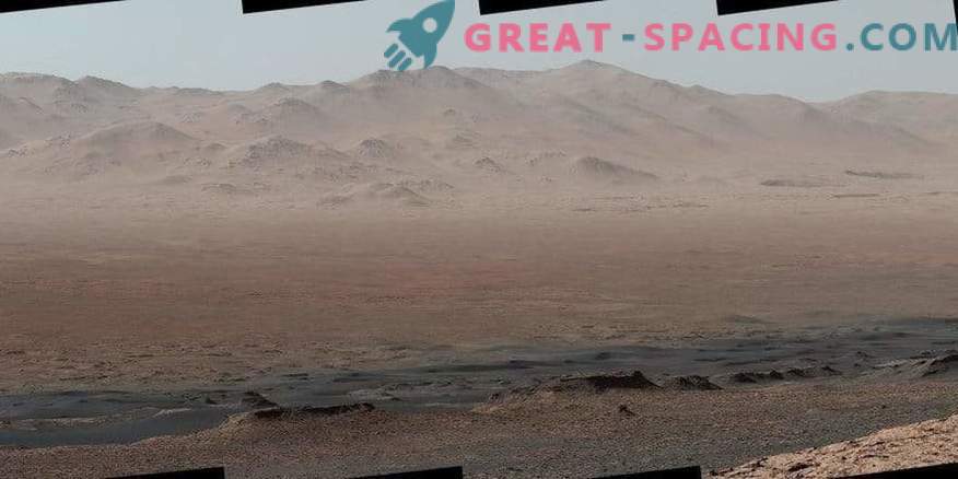 La perspective du voyage depuis le rover martien