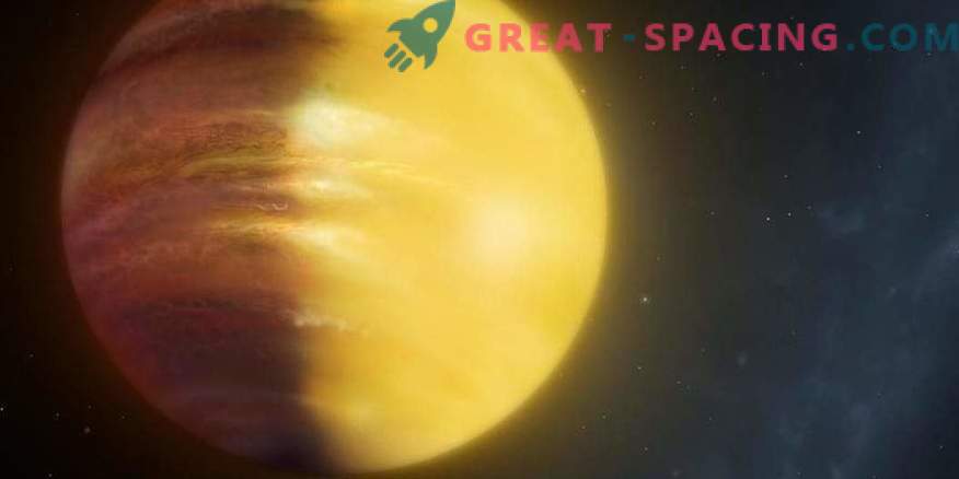 Clima em um exoplaneta: ventoso, em alguns lugares nuvens de rubi e safira
