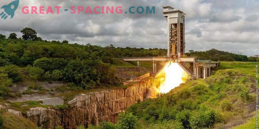 Test de démarrage moteur pour la fusée Vega-C
