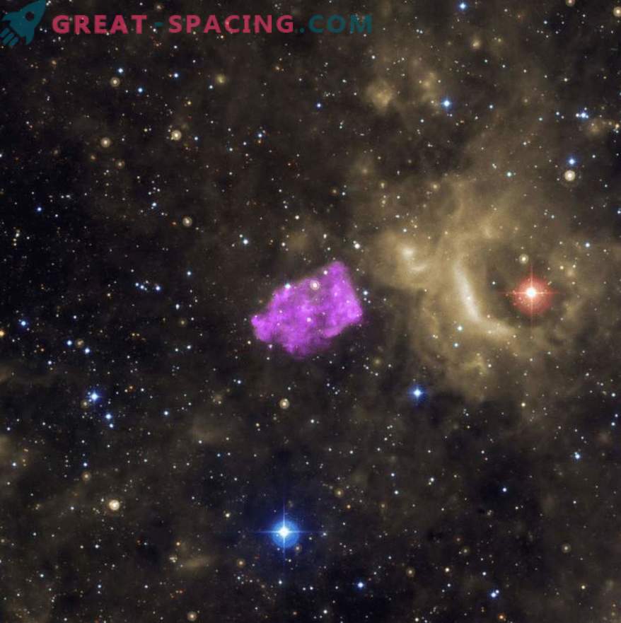 Surprises inhabituelles de l'explosion d'une supernovae