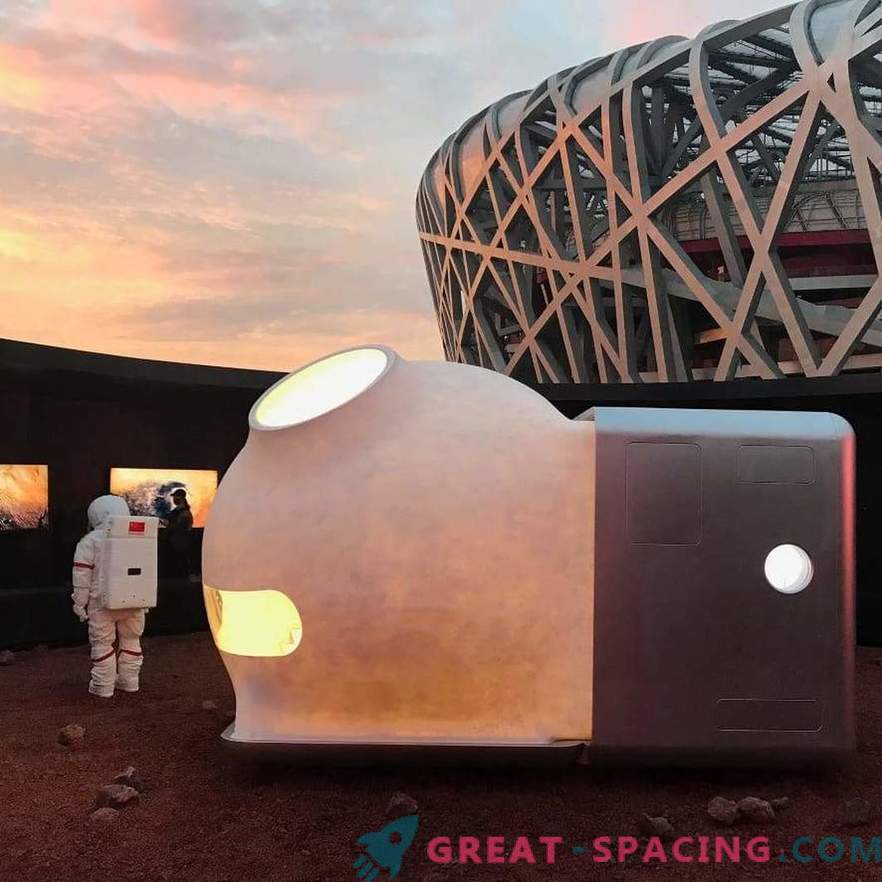Mini-maisons confortables pour les explorateurs de Mars