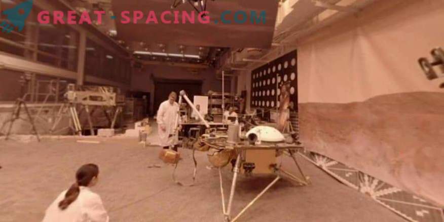 Visite du laboratoire de test de l'appareil martien