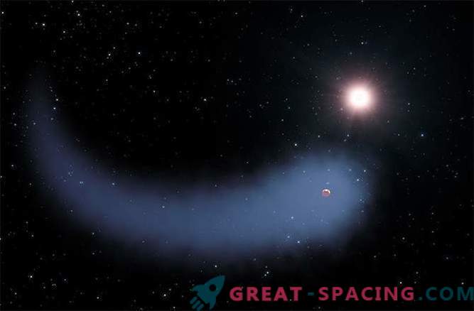 Les scientifiques ont découvert une planète chaude avec une queue de comète géante