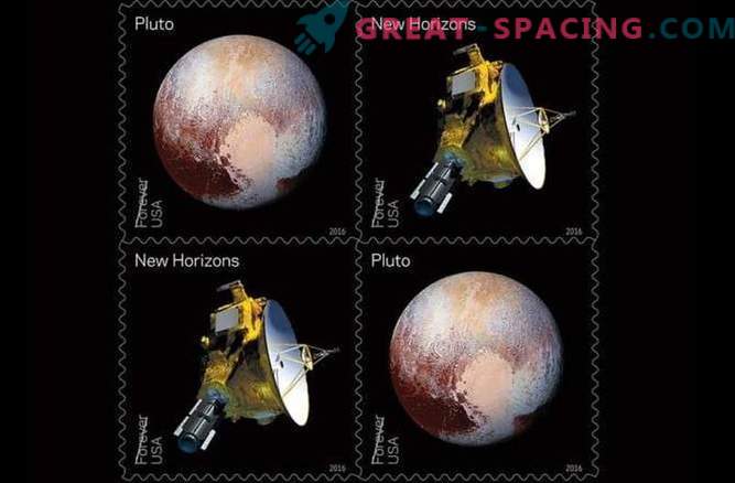 Pluton a reçu de nouveaux timbres-poste