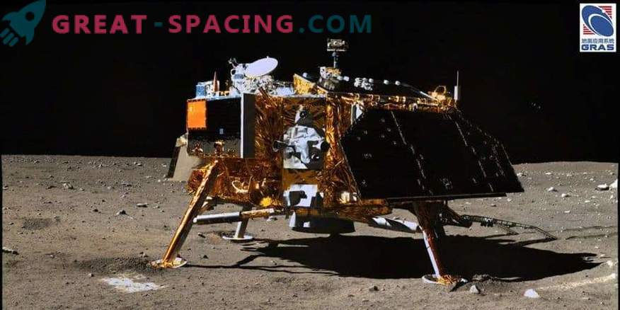 Sur le site d'atterrissage de la sonde chinoise sur la lune, le nom