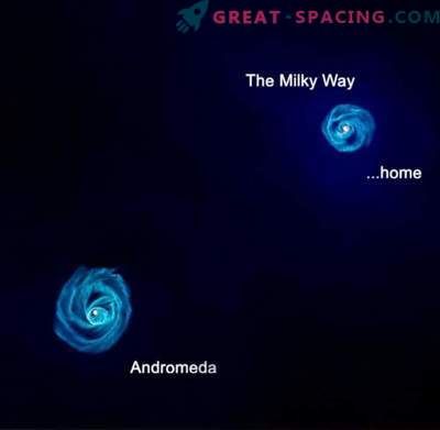 Nouvelles données sur la taille de la galaxie d'Andromède