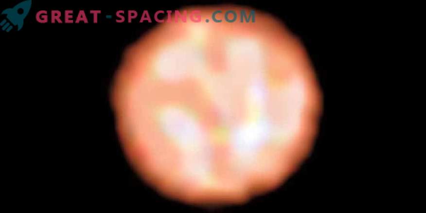 Premières images détaillées de la surface d'une étoile géante