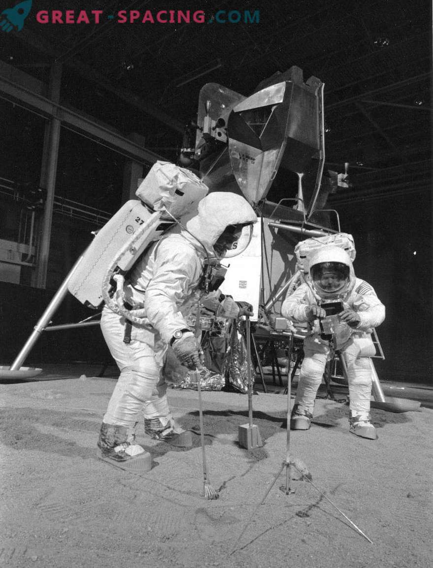 Où l'entrée de la NASA lors du débarquement des astronautes sur la lune a-t-elle disparu