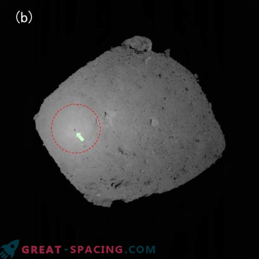 L'ombre de Hayabusa-2 a été observée sur l'astéroïde Ryugu