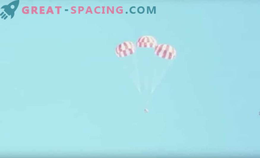 Orion passe le dernier test de parachute avant le vol lunaire