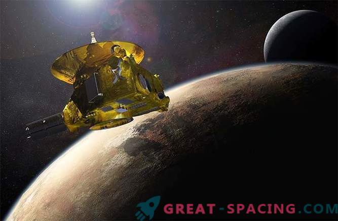 vaisseau spatial de la NASA approchant de Pluton